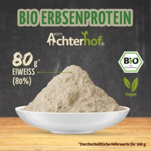 vom Achterhof BIO Erbsenprotein 250g - Image 2
