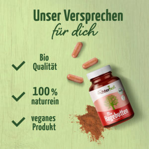 vom Achterhof BIO Hagebutten Kapseln 180 Kapseln - Image 4