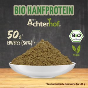 vom Achterhof BIO Hanfprotein 250g - Image 2