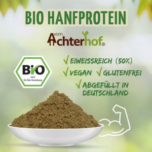 vom Achterhof BIO Hanfprotein 250g - Image 4