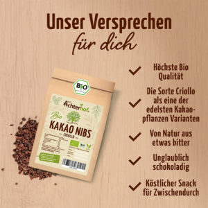 vom Achterhof BIO Kakaonibs 200g - Image 2