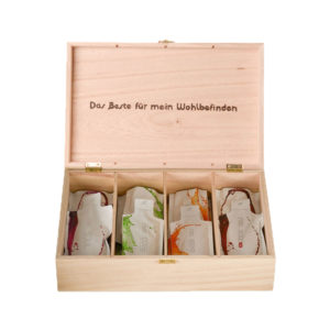 Rain Aufbewahrungsbox Holz Brandt-Art handgefertigt - Image 3