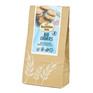 Rosenfellner Mühle Bio Cookies zuckerfreie Backmischung 200g