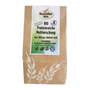 Rosenfellner Mühle Bio Proteinreiche Mehlmischung 150% höherer Proteingehalt 500g