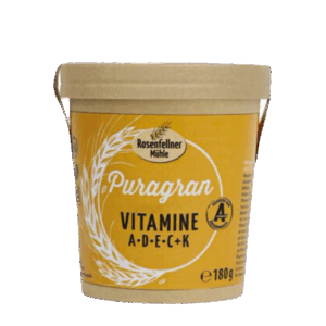 Rosenfellner Mühle Puragran Vitamine A-D-E-C-K gentechnikfrei 180g