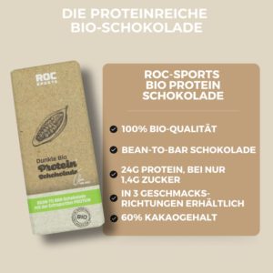 Roc Sports Protein Schokolade 80g bio - Image 4