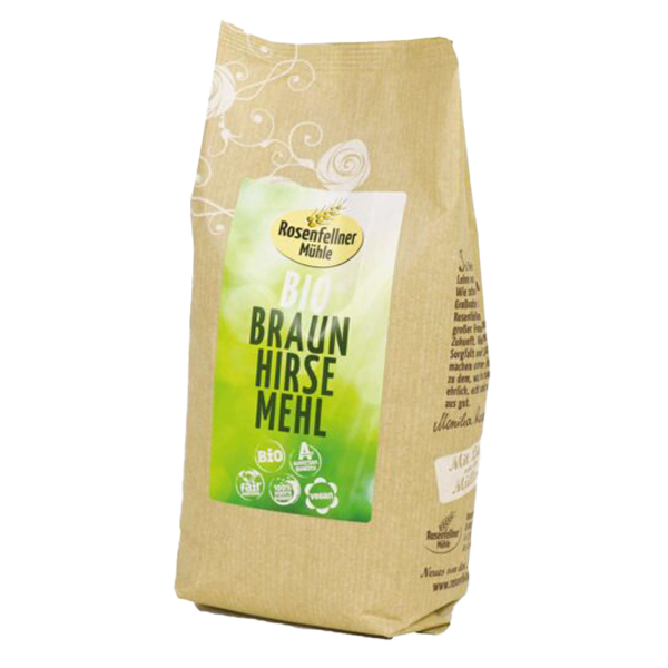 Rosenfellner Mühle Bio Braunhirsevollkornmehl Stein vermahlen 500g