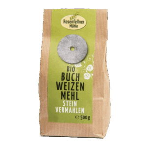 Rosenfellner Mühle Bio Buchweizenmehl auf Stein vermahlen 500g MHD 04/2026
