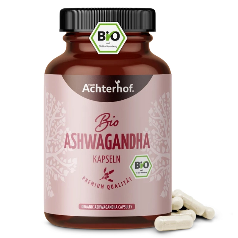 vom Achterhof BIO Ashwagandha Kapseln 150 Kapseln
