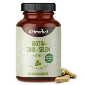 vom Achterhof Biotin + Zink + Selen Kapseln 120 Kapseln
