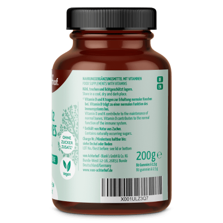 vom Achterhof D3/K2 Gummies 80 Stück - Image 3