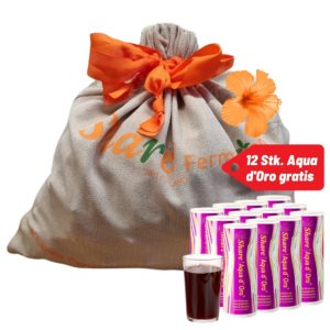 ShareOriginal® fermentierte Pflaume 2 x 100 Stück im Beutel + 12 Stk. Aqua d'Oro gratis