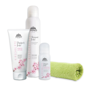 Pino Relax Lovely 3-teiliges Set mit Gästehandtuch 