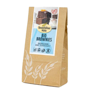 Rosenfellner Mühle Bio Choko Brownies zuckerfrei Backmischung 250g