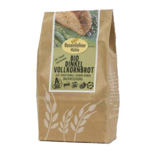 Rosenfellner Mühle Bio Dinkelvollkornbrot Backmischung 500g