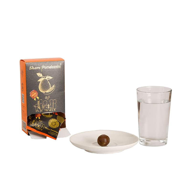 SharePomelozzini®-Pralinen 4 Stück, fermentierte Pomelofrucht - Image 4