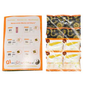 ShareOriginal® Mix Pflaume 4 Stk. und Pomelozzini 4 Stk., fermentierte Pflaume und Pampelmuse, Wochenkur