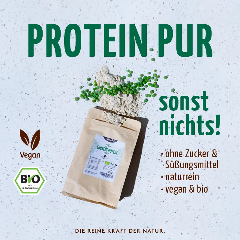 vom Achterhof BIO Erbsenprotein 250g - Image 7