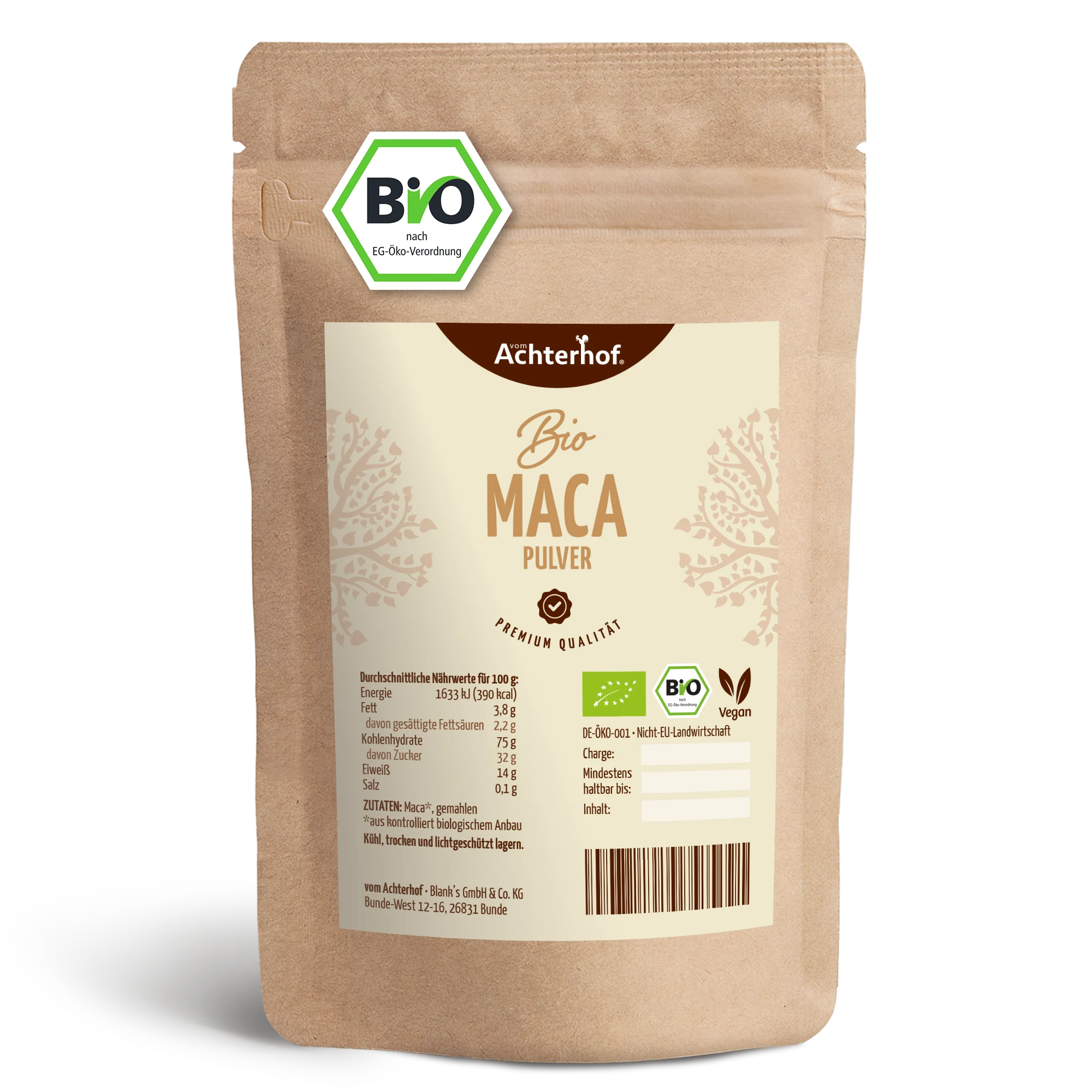 vom Achterhof BIO Maca Pulver 250g - Image 2