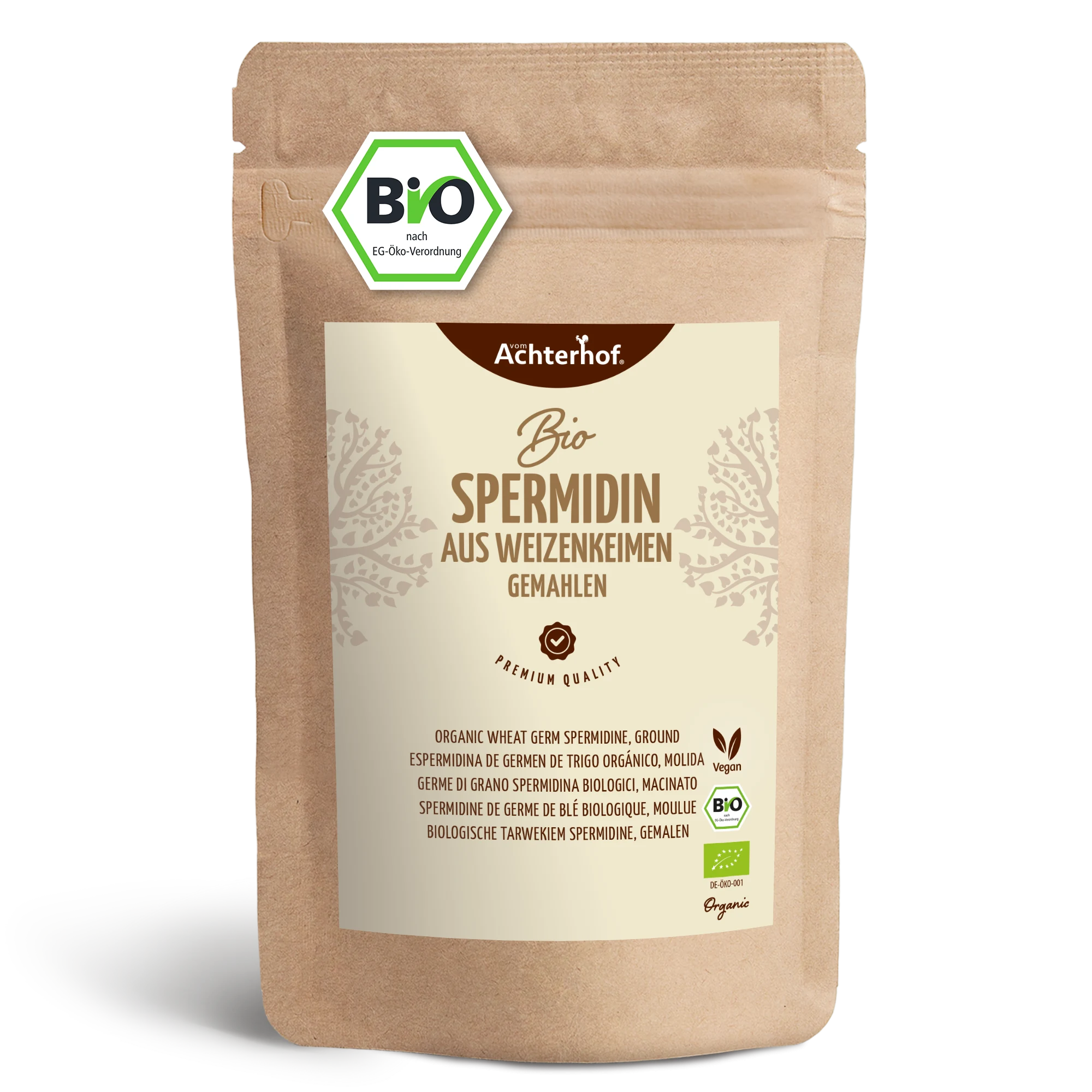 vom Achterhof BIO Spermidin aus Weizenkeimen 250g - Image 3