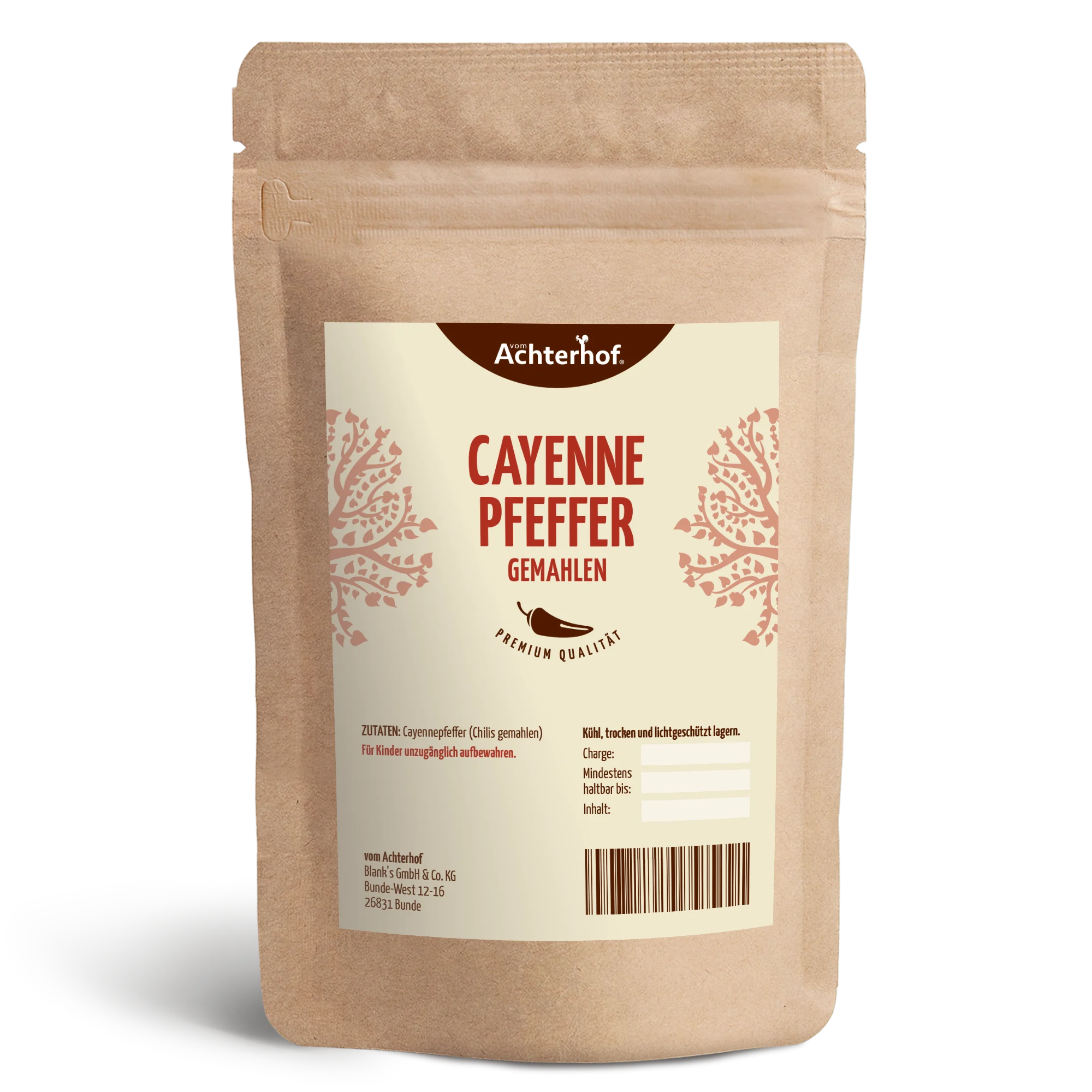 vom Achterhof Cayenne-Pfeffer 100g - Image 2