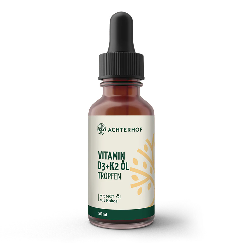 vom Achterhof Vitamin D3 + K2 Tropfen 50g