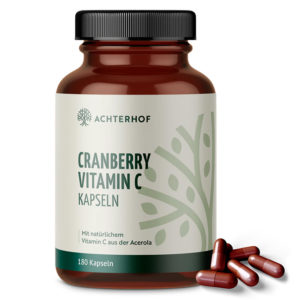vom Achterhof Cranberry Vitamin C Kapseln 180 Kapseln